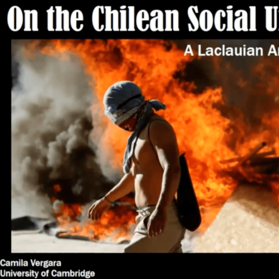 Image of On the Chilean Social Unrest – A Laclauian Analysis by Camila Vergara